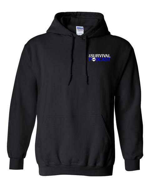 The Survival Podcast Title Pullover Hoodie