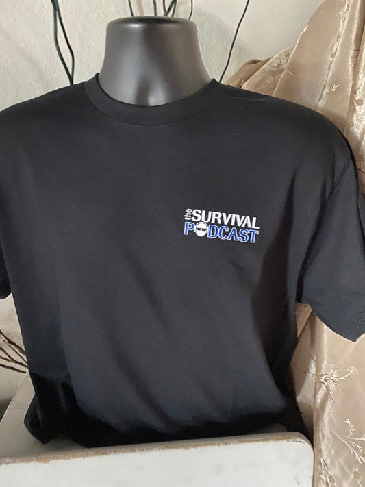 The Survival Podcast Title Tee Shirt